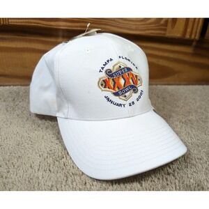 Vintage Baltimore Ravens Super Bowl 35 Hat NWT NFL XXXV White Snapback